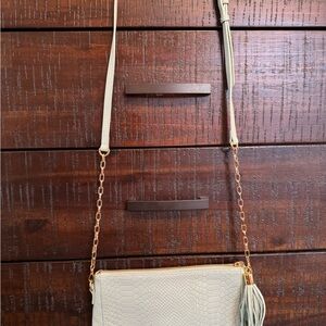 Elegant Cream Crossbody Bag